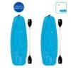 Pelican Sport Combo - 2 Solo Kids Kayaks With Paddles - Blue -Pelican Sport Combo Solo Bleu Poignee TOP