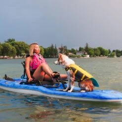 Pelican Sport Getaway 110 HDII Recreational Pedal Kayak 14 Pelican Sport Getaway 110 HDII Recreational Pedal Kayak -Pelican Sport Kayak MHP10P101 GETAWAY Dog LS